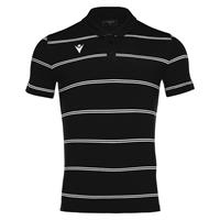 Flamenco Polo BLK/WHT S Poloskjorte til herre