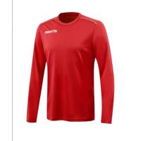 Rigel shirt longleeve RED S Teknisk treningsskjorte - Unisex